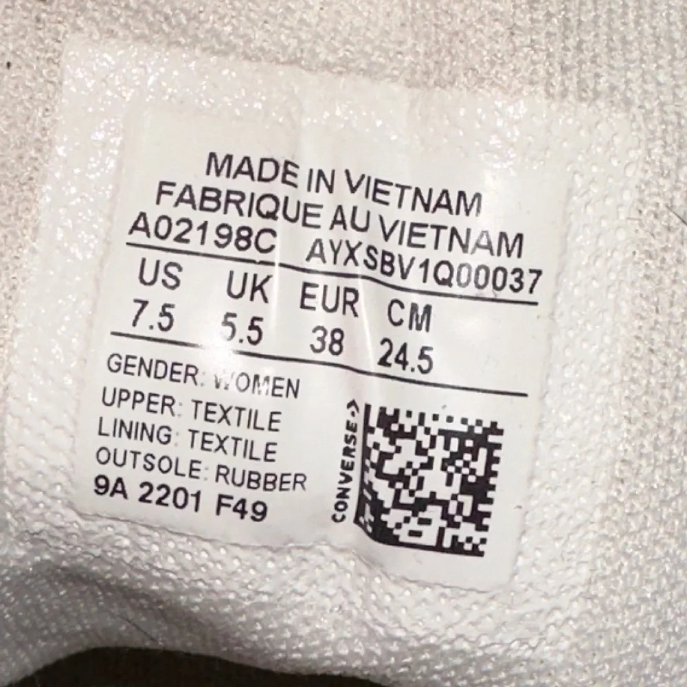 Platform Embroidered converse - Picture 4 of 4